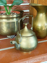 Load image into Gallery viewer, Vintage Solid Brass Kettle / Water Pitcher / Vessel
